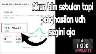 akun tiktok affiliate belum sebulan tapi sudah pecah telur - tutorial tiktok affiliate