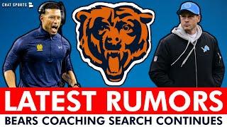 NEW Bears Coaching Search Rumors: Raiders BIGGEST THREAT For Ben Johnson? Marcus Freeman Interview?