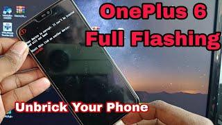 How To Unbrick Oneplus 6 / Your Device Is Corrupted And Cannot Be Trusted / Oneplus 6 Full Flashing