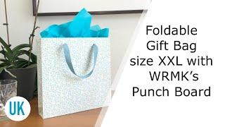 Foldable Gift Bag XXL with WRMK’s Punchboard