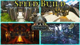 Ark Fjordur: Speed Build Fortified Helm's Deep and Tek cave