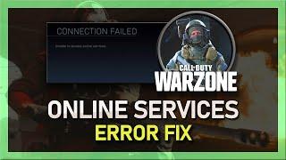 Modern Warfare Warzone - How To Fix "Unable To Access Online Services" Connection Failed Error