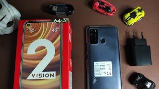 Itel Vision 2 Unboxing and Review, Price in Pakistan (Urdu/Hindi).