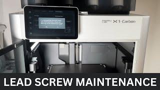 How to Perform Bambu Lab 3D Printer Lead Screw Z-Axis Maintenance (Lubrication)