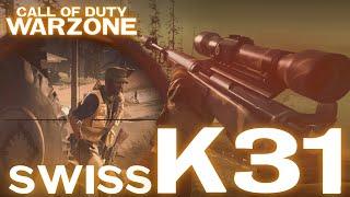 Call of Duty Warzone - SWISS K31 Road to MAX LEVEL (Cold War Sniper Rifle Weapon Showcase)