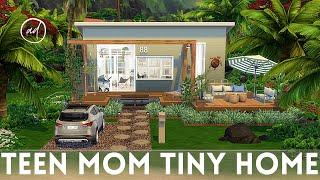 TEEN MOM TINY HOME || Sims 4 || CC SPEED BUILD + CC List