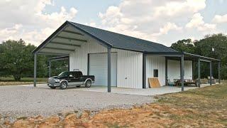 40x80 Barndominium - Summerville Texas | Great Western Steel Building Systems