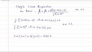 ECO375F - 5.4 - Proof of consistency for the OLS estimator