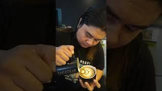 Practice Making Latte art