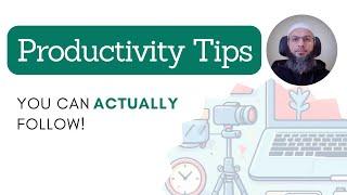 Follow these productivity tips and learn efficiently