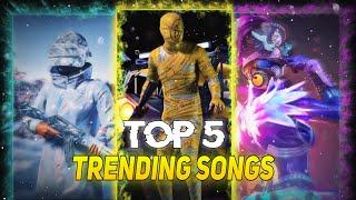 Top 5  Trending Songs For Bgmi/Pubg Montage | Bgmi Trending Songs 2024 | #trendingsong