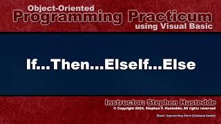 OOP Programming (VB) - 04H If...Then...ElseIf...Else