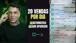 Como Fazer 20 VENDAS por DIA no AUTOMÁTICO como AFILIADO Cakto/Kiwify