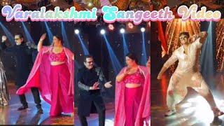 Varalakshmi Sangeeth Video | Sarathkumar Daughtet son dance performance Nicholai Sachdev  | Radhika