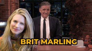 Brit Marling at Craig Ferguson Show