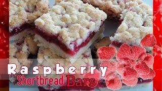 Raspberry Shortbread Bars