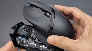 Razer Basilisk X - Switch & Scroll Fix - Disassembly