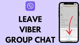 How to Leave Viber Group Chat (2024) | Leave Group on Viber