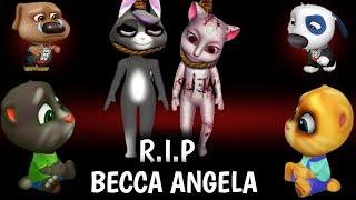 R.I.P BECCA and ANGELA  - My Talking Tom Friends - AMONG US