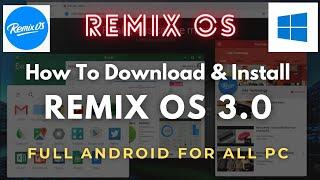 How to Install Remix OS on Hard drive Dual-Boot Windows and Remix OS (TechPreface)