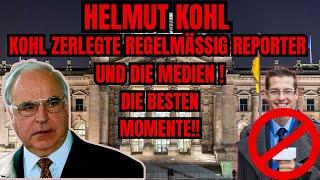 HELMUT KOHL!! Regelmäßig eckte er mit Reportern und den Medien anSeine besten Momente!