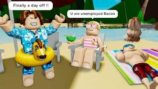 LABOR DAY OF TROUBLE  Roblox Brookhaven  RP - Funny Moments