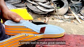 A simpel tool to make great sandals