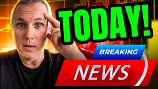 BREAKING CRYPTO NEWS! WE JUST FOUND OUT! HUGE DAY FOR CRYPTO! MASSIVE CRYPTO NEWS TODAY!