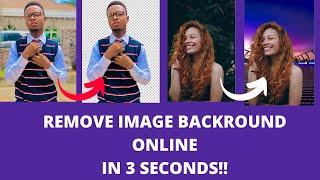 Remove Image Background Online [New method in 3 seconds]