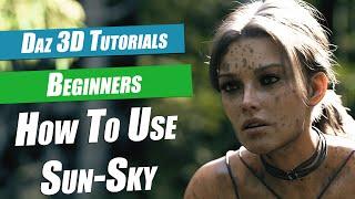 Daz 3D Beginners Tutorial : How To Use The Sun-Sky Dome