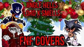 JINGLE HELLS LORD X SMELLS | JINGLE HELLS BUT MX, LORD X AND DJ HALLYBOO SING IT | FNF COVERS