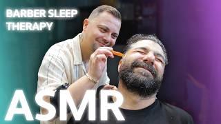 IMPRESSIVE asmr Sleep Massage In Real Barber Shop