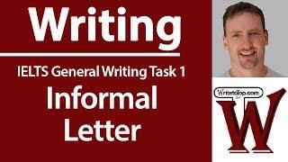 IELTS General - How to write an informal letter