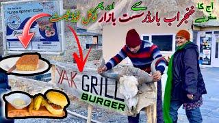 GB.S.EP.14 // KHUNJRAB PASS to SOST BAZAR and YAK GRILL BURGER AND local traditional APRICOT CAKE