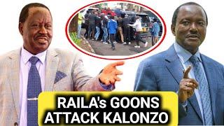 Raila Odinga's Goons Attack Kalonzo Musyoka During Azimio's PG Meeting