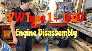 VW - Type 1 - 1600 - PART 1 - Engine Disassembly! #VDubRun21