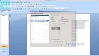 Printing Code 39 Barcodes in Crystal Reports 2011