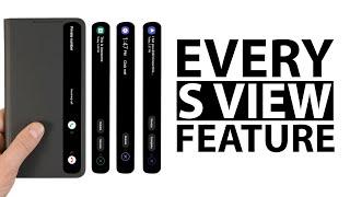 EVERY Galaxy S21 Ultra S-View Cover Feature! (With S Pen)