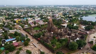 Lingaraj temple drone shot