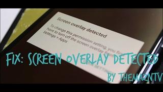 How To Turn Off Screen Overlay Detected Any Android Phone !!!