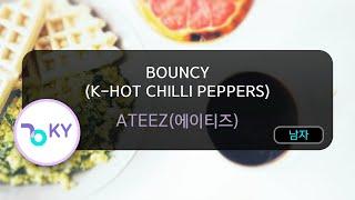 BOUNCY (K-HOT CHILLI PEPPERS) - ATEEZ(에이티즈) (KY.93388) / KY KARAOKE