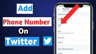 How To Add Phone Number on Twitter Account (2021)