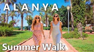 Alanya Summer Walk City Center Turkey 4K