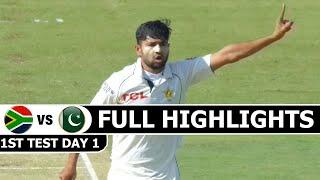 Pakistan Vs South Africa | Full Highlights | 1st Test Match Day 1 | Pak Vs Sa