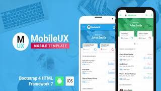 Mobileux | Multipurpose HTML Mobile App Template | Themeforest Website Templates and Themes