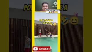 wwe #wwe #wwe2k22 #wwf #fitness #pool #water #shorts #sisters #brosis #viral