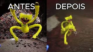 Antes e Depois das atualizações em Poppy Playtime 4