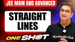 STRAIGHT LINES in One Shot: All Concepts & PYQs Covered | JEE Main & Advanced