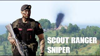 KAMPO NG MGA SUNDALO INATAKE NAG REINFORCE ANG SNIPER NG SCOUT RANGER-BLACK SUIT-ARMA III MACHINIMA