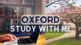 3 HOUR STUDY WITH ME (NO BREAKS) | Windy Spring Day | University of Oxford | St Annes College